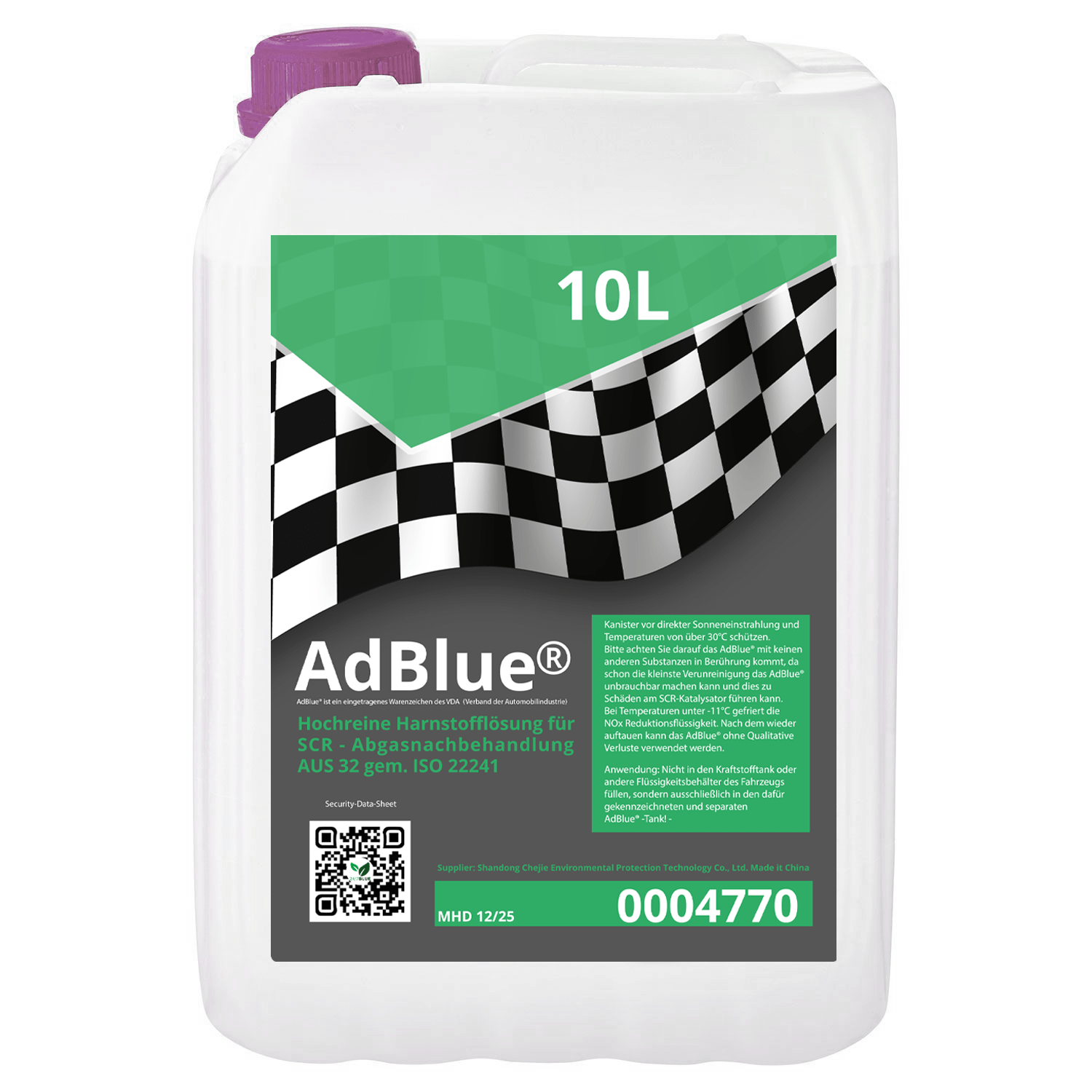 ADBLUE Palette - 60 x 10L Kanister (0,79.-/L) frei Haus