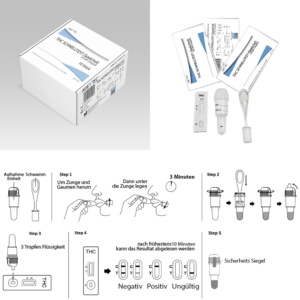 3,5ng/ml THC Speichel Schnelltest